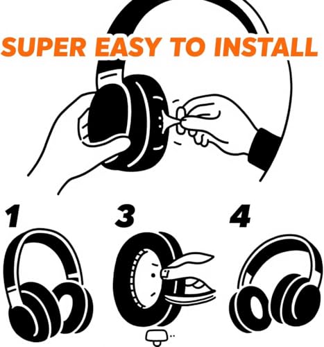 Arctis 7 Ersatz-Ohrpolster, kompatibel mit SteelSeries Arctis 3 / Arctis 5 / Arctis 7 Arctis 9 / Arctis 1 / Arctis Pro Lossless Wireless Gaming Headset (Burgundy) Bild 5