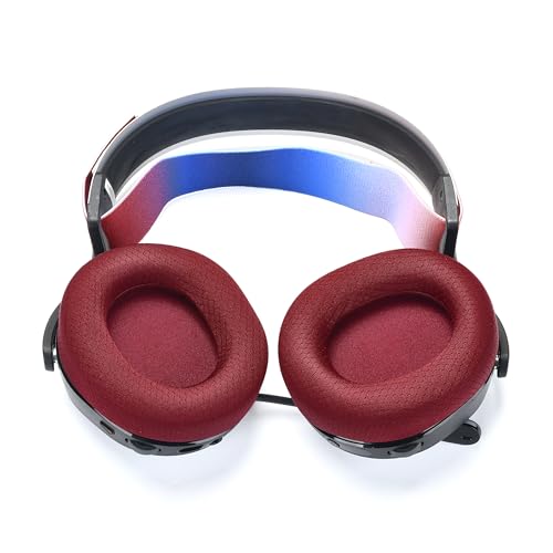 Arctis 7 Ersatz-Ohrpolster, kompatibel mit SteelSeries Arctis 3 / Arctis 5 / Arctis 7 Arctis 9 / Arctis 1 / Arctis Pro Lossless Wireless Gaming Headset (Burgundy) Bild 6