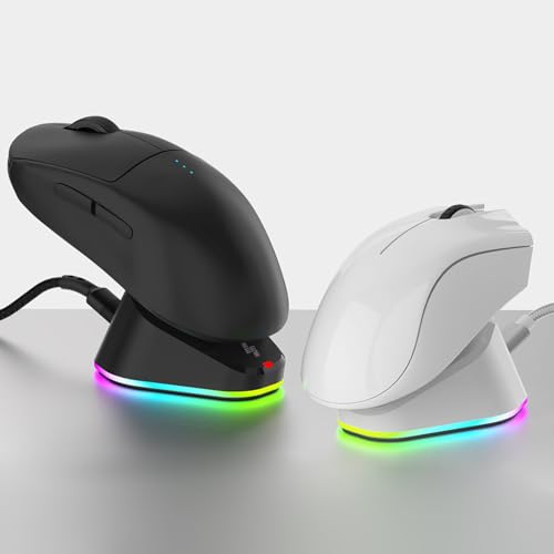 ordinarYone Magnetisches Ladedock-Modul für G502/G502X Gaming-Maus, automatische Adsorption, Ladegerät, doppelter USB-Anschluss und Lichtsteuerung Bild 4