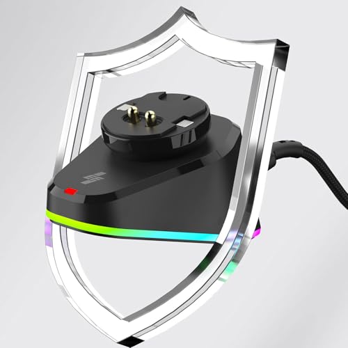 ordinarYone Magnetisches Ladedock-Modul für G502/G502X Gaming-Maus, automatische Adsorption, Ladegerät, doppelter USB-Anschluss und Lichtsteuerung Bild 6