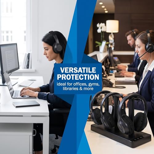 Kopfhörer Schutz, 6 Stücke Kopfhörer Ohrpolster Gaming, Dehnbare waschbare Kopfhöre-Abdeckungen, Headset Ohrpolster, Schweißschutz für Fitnessstudio Bild 3