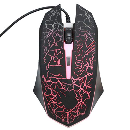 Bewinner D620 Kabelgebundenes Mechanisches Gaming-Tastatur- und Maus-Set, 104 Tasten mit 7-Farben-Hintergrundbeleuchtung, Spritzwassergeschütztes Design, 4-Tasten-Maus mit 3-stufiger DPI und Bild 3