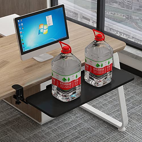 Ausziehbare Tastaturablage, verstellbare Schreibtisch-Erweiterung, Ablage für Tastatur und Maus, 75 cm, ideal für Heimbüro und Gaming-Setup Bild 4