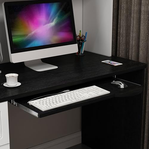 Tastaturablage für Tastatur und Maus, einfache Installation, perfekt für Zuhause, Büro, Gaming Bild 1