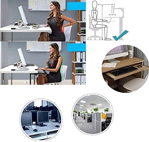 Verstellbare, ausziehbare Tastaturablage mit Klemmkabel und Maus-Sto, ideal für Heimbüro und Gaming-Schreibtisch, maximiert Platz Bild 5