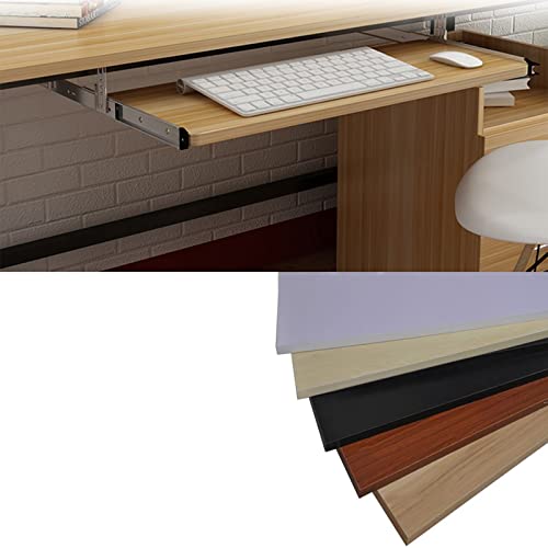 Verstellbare Tastaturablage aus Holz, platzsparendes Design mit Maus-Plattform, höhenverstellbarer Schreibtisch für Heimbüro und Gaming-Setup Bild 1
