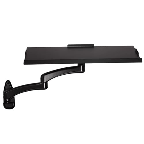 Tastatur- und Maus-Tablett, Wandhalterung, Ping-Plattform mit Drehgelenk, unterstützt 8 kg, perfekt für Gaming-Tastaturen und Mäuse Bild 1