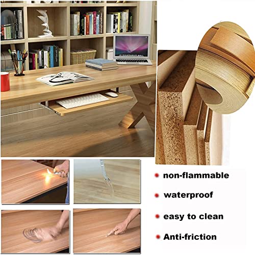 Verstellbare Tastaturablage unter dem Schreibtisch, Holz-Tastaturständer mit Maus, platzsparend, Schwarz, 54 x 27 cm, perfekt für Heimbüro und Gaming-Setup Bild 7