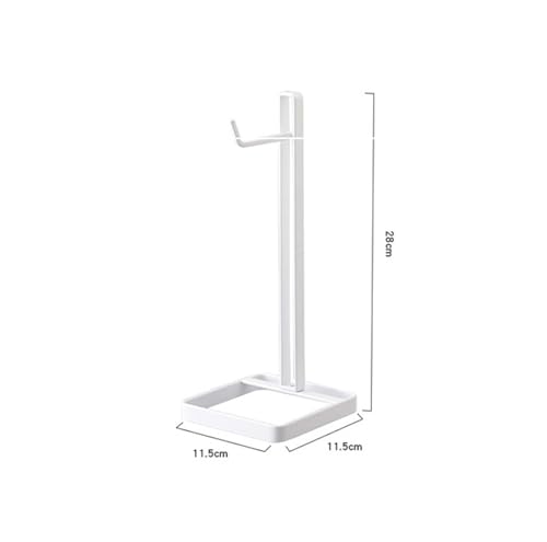 Kopfhörerständer Headset-Halter, Kopfhörer-Ständer, Metall-Gaming-Headset-Halter, Tisch-Display Stabil & Platzsparend(White) Bild 2