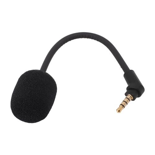 Naroote Kabelloses Headset-Mikrofon-Ersatz, Klares Rauschen, Abnehmbares Gaming-Mikrofon für Cloud Flight für Flight S, 360-Grad-Drehung, ABS-Material Bild 1