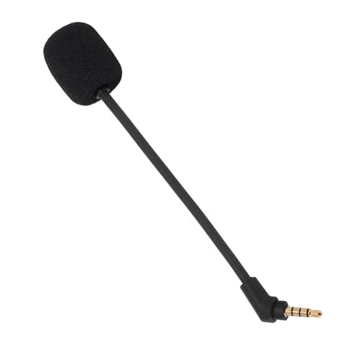 Naroote Kabelloses Headset-Mikrofon-Ersatz, Klares Rauschen, Abnehmbares Gaming-Mikrofon für Cloud Flight für Flight S, 360-Grad-Drehung, ABS-Material Bild 4