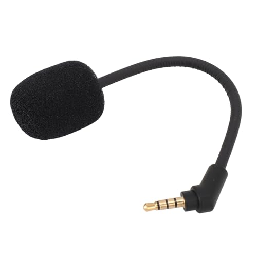 Naroote Kabelloses Headset-Mikrofon-Ersatz, Klares Rauschen, Abnehmbares Gaming-Mikrofon für Cloud Flight für Flight S, 360-Grad-Drehung, ABS-Material Bild 5