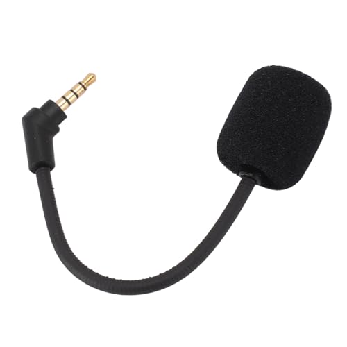 Naroote Kabelloses Headset-Mikrofon-Ersatz, Klares Rauschen, Abnehmbares Gaming-Mikrofon für Cloud Flight für Flight S, 360-Grad-Drehung, ABS-Material Bild 6