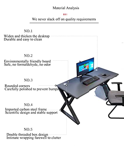 High-Performance Gaming Desk Kohlefaser-Mauspad für PC, Weiß, 140 cm, ideal für Gamer und Home Office Setup Bild 7
