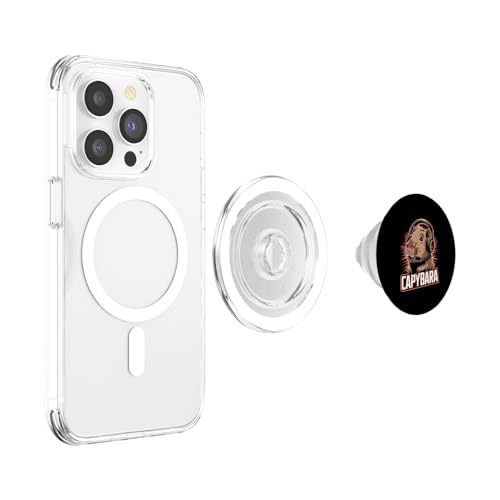 Capybara Gamer Headset Cute Gaming Capybara PopSockets PopGrip für MagSafe Bild 3
