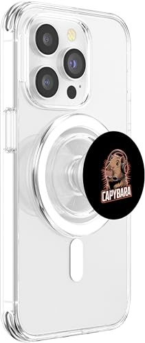 Capybara Gamer Headset Cute Gaming Capybara PopSockets PopGrip für MagSafe Bild 4