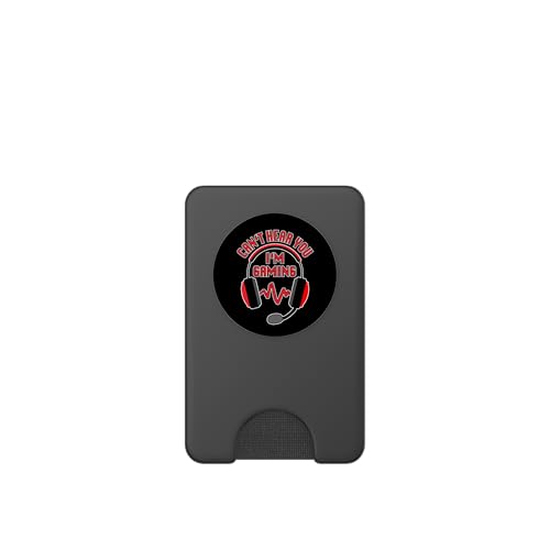 Can't Hear You I'm Gaming Lustiges Computer Gamer Headset PopSockets PopWallet für MagSafe Bild 2