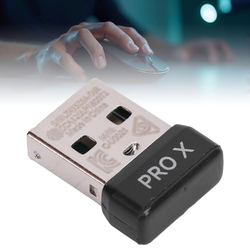 Bewinner USB-Dongle-Mausempfänger, 2 4G-Wireless-Adapter für die G Pro X Superlight Gaming-Maus, mit Kompaktem Design und Schneller Kopplung über die G HUB-Software Bild 2