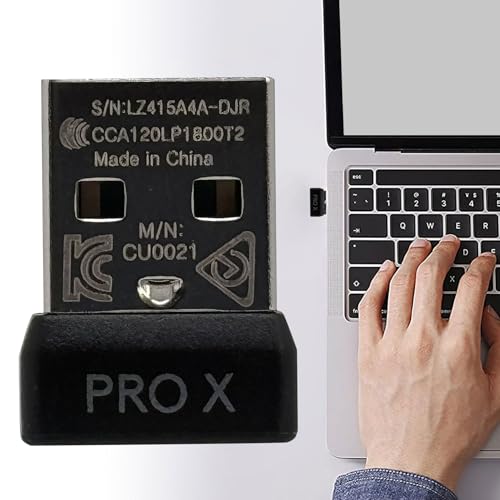 Bewinner USB-Dongle-Mausempfänger, 2 4G-Wireless-Adapter für die G Pro X Superlight Gaming-Maus, mit Kompaktem Design und Schneller Kopplung über die G HUB-Software Bild 4