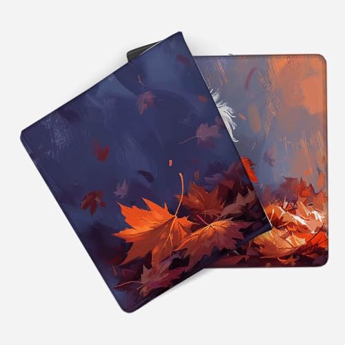 Mauspad 1000 x 500 Grau Mauspad Hund Schreibtischunterlage mit Genähten Kanten Rutschfester Mousepad XXL, Tischunterlage Schreibtisch für PC, Maus und Tastatur, Home Office, Gaming Zubehör w5989 Bild 2