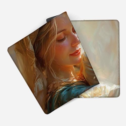 Mauspad 1000 x 500 Cremefarben Mauspad Mutter Schreibtischunterlage mit Genähten Kanten Rutschfester Mousepad XXL, Tischunterlage Schreibtisch für Maus, Tastatur, Home Office, Gaming Zubehör v6262 Bild 2