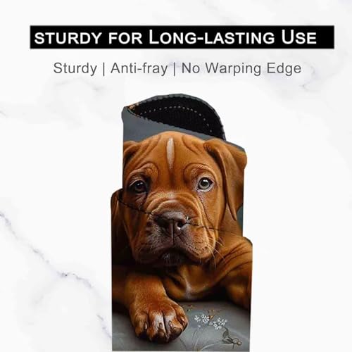 Mauspad 1000 x 500 Blume Mauspad Hund Schreibtischunterlage mit Genähten Kanten Rutschfester Mousepad XXL, Tischunterlage Schreibtisch für PC, Maus und Tastatur, Home Office, Gaming Zubehör l5877 Bild 4