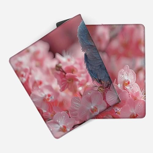 Mauspad 1200 x 600 Blume Mauspad Vogel Schreibtischunterlage mit Genähten Kanten Rutschfester Mousepad XXL, Tischunterlage Schreibtisch für PC, Maus und Tastatur, Home Office, Gaming Zubehör s5675 Bild 2