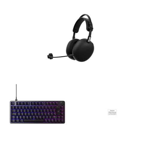 Sony INZONE H9 II kabelloses Gaming-Headset mit Noise Cancelling, schwarz + INZONE Keyboard + Fnatic Gaming-Mouse Bild 1