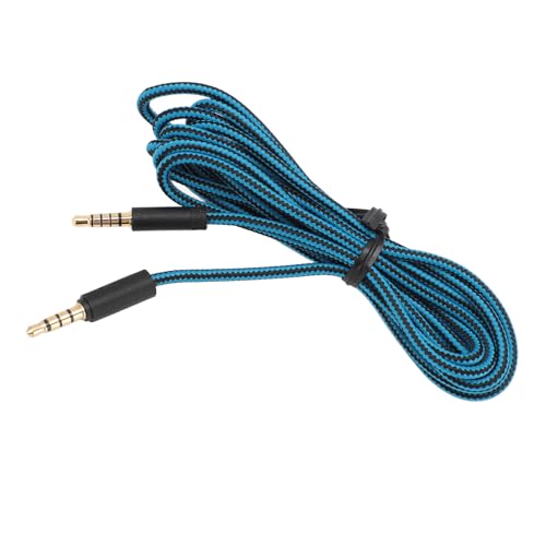 KUIDAMOS Gaming-Headset-Ersatz-Audiokabel mit Hervorragender Klangqualität für G433 GPRO GPRO X, 2 M Geflochtener Nylon-Kupferdraht für Gaming-Enthusiasten Bild 2