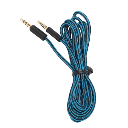 KUIDAMOS Gaming-Headset-Ersatz-Audiokabel mit Hervorragender Klangqualität für G433 GPRO GPRO X, 2 M Geflochtener Nylon-Kupferdraht für Gaming-Enthusiasten Bild 3