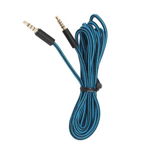 KUIDAMOS Gaming-Headset-Ersatz-Audiokabel mit Hervorragender Klangqualität für G433 GPRO GPRO X, 2 M Geflochtener Nylon-Kupferdraht für Gaming-Enthusiasten Bild 4