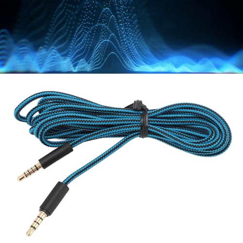 KUIDAMOS Gaming-Headset-Ersatz-Audiokabel mit Hervorragender Klangqualität für G433 GPRO GPRO X, 2 M Geflochtener Nylon-Kupferdraht für Gaming-Enthusiasten Bild 5