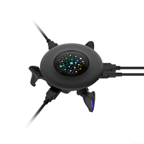 Gaming-Tastatur- und Maus-Konverter, für Switch 2 für PS4 für Xbox Series X S, PC-Gaming, mit dynamischem RGB für Beleuchtung Bild 7