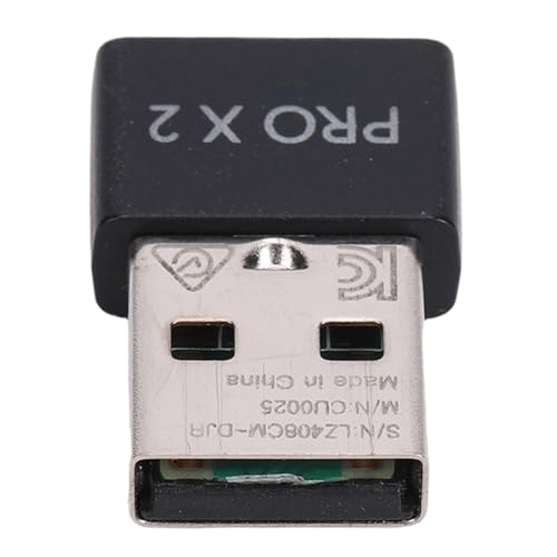 Tonysa Kabelloser Gaming-Maus-Empfänger, Ersatz-USB-Dongle, 2000-Hz-Polling-Rate-Adapter, Plug-and-Play-Dongle mit Geringer Latenz für GPX Superlight 2 mit Hülle Bild 7