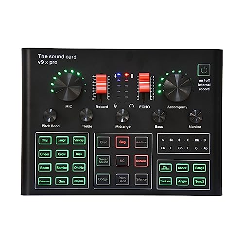Die Soundkarte kann an EIN Headset-Mikrofon eines Computertelefons angeschlossen Werden, um Live-Übertragungen und Gesang aufzunehmen(BM900 V9 Fill Light) Bild 3