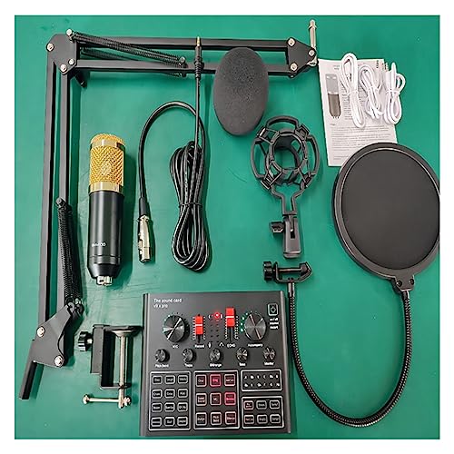 Die Soundkarte kann an EIN Headset-Mikrofon eines Computertelefons angeschlossen Werden, um Live-Übertragungen und Gesang aufzunehmen(BM800 V9 SMALL) Bild 4
