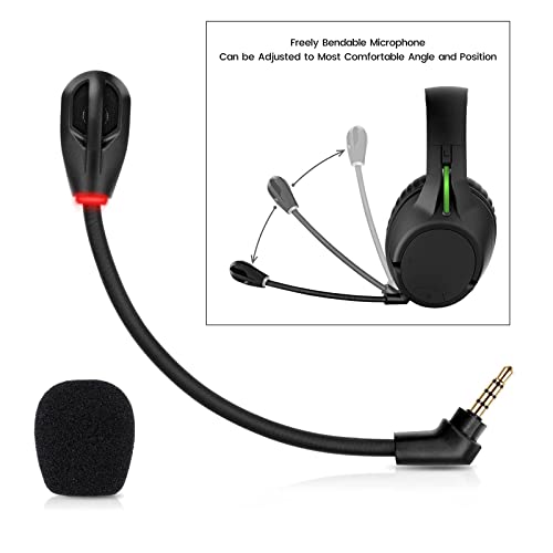 Mikrofon Ersatzmikrofon für Cloud Flight/Flight S Gaming Headset, abnehmbare Kopfhörer Mic Boom Gaming Headset Bild 2