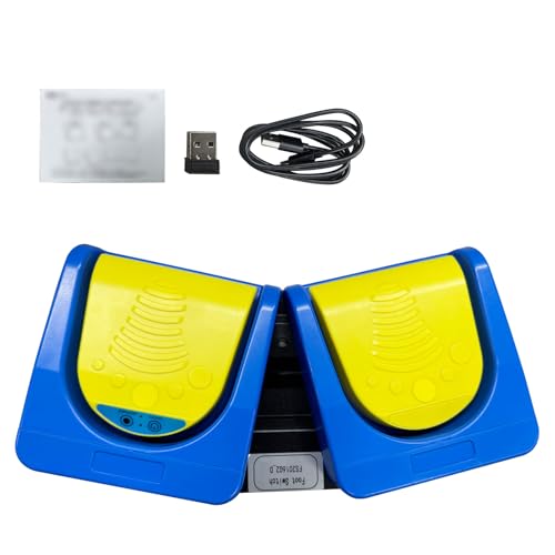 Cuifati 2-Pedal-Fußschalter, Mechanischer Tastatur-Maus-Shortcut-Controller mit 2,4-G-Wireless-USB-Konnektivität, für Gaming-Arbeiten, Industrielle Instrumentensteuerung Bild 7