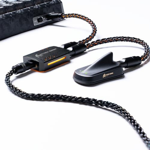 ATTACK SHARK C07PRO 8 KHz 2-in-1 Typc C Gaming-Tastaturkabel, RGB-Beleuchtung, Braided Dual-USB-C-Ladekabel aus Single Crystal Copper, CNC 6063-Aluminium, für Mäuse/PC/MacBook/Gamer, 1,56m(Schwarz) Bild 1