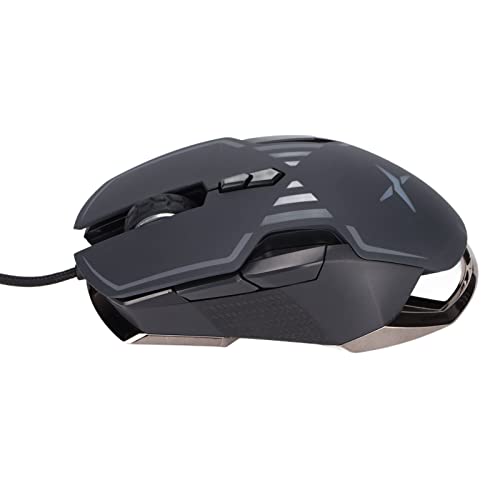 Gaming-Maus, Leichte, Kabelgebundene Maus mit RGB-Hintergrundbeleuchtung für PC-Gaming-Computermäuse, Einstellbare DPI, Ergonomisches Design für Desktop-Laptops, Notebooks Bild 2
