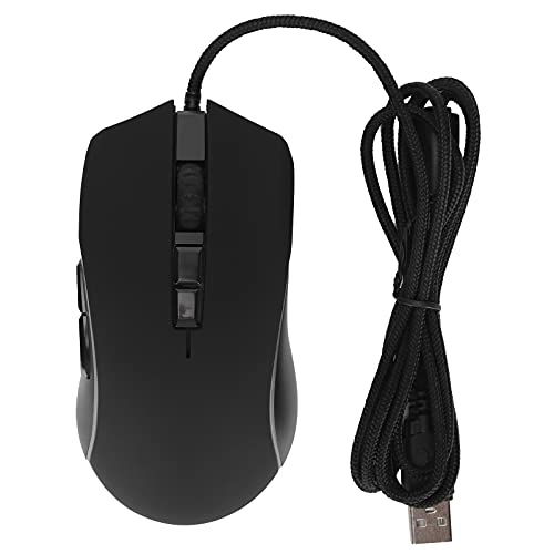 Gaming-Maus, kabelgebundene Gaming-Maus mit 7200 DPI einstellbar, ergonomische RGB-Beleuchtungsmaus für PC, Laptop und Desktop, 7-Tasten-USB-Computermaus mit 6 Bild 1
