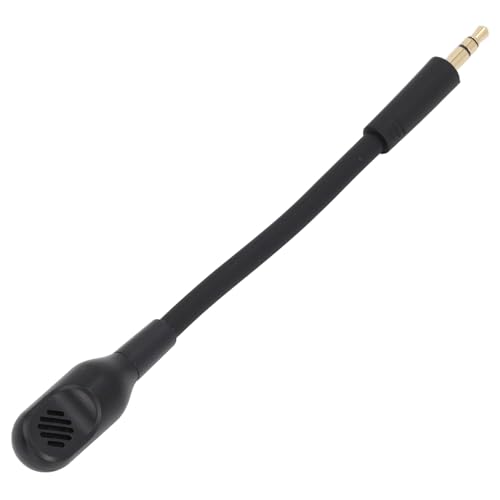Ersatz-Spielmikrofon, abnehmbares Mikrofon mit Geräuschunterdrückung, Boom-Mikrofon mit Schaumstoffabdeckung, ideal für Barracuda X Gaming-Headset, 3,5 mm vergoldeter Stecker Bild 5
