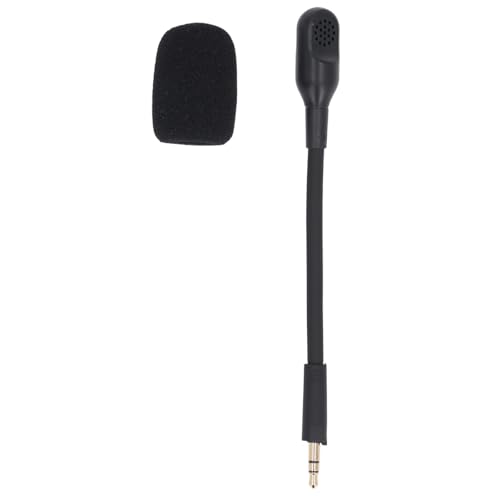 Ersatz-Spielmikrofon, abnehmbares Mikrofon mit Geräuschunterdrückung, Boom-Mikrofon mit Schaumstoffabdeckung, ideal für Barracuda X Gaming-Headset, 3,5 mm vergoldeter Stecker Bild 6