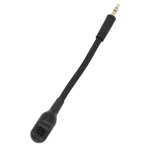 Ersatz-Spielmikrofon, abnehmbares Mikrofon mit Geräuschunterdrückung, Boom-Mikrofon mit Schaumstoffabdeckung, ideal für Barracuda X Gaming-Headset, 3,5 mm vergoldeter Stecker Bild 7