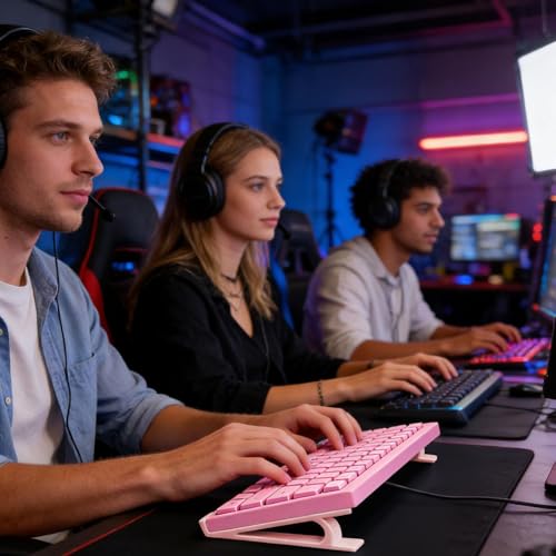 Tastaturheber, ergonomisch, rutschfest, tragbar, Computerständer, Tastaturheber für Schreibtisch, für Lehrer, Frauen, Männer, Maus, Telefon, Tippen, Gaming, Büro, Wohnung Bild 2