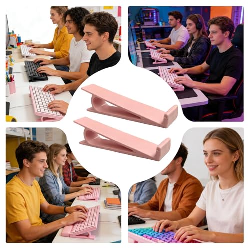 Tastaturheber, ergonomisch, rutschfest, tragbar, Computerständer, Tastaturheber für Schreibtisch, für Lehrer, Frauen, Männer, Maus, Telefon, Tippen, Gaming, Büro, Wohnung Bild 4