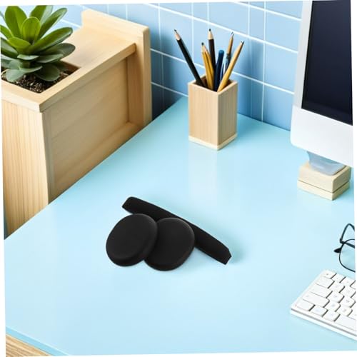 Zerodeko Ersatz aus Atmungsaktive für Ohrpolsterbezüge H800 Wireless Headset Ohrpolster Geräuschdämpfendem Schaumstoff und Hygienisch Kompatibel und für Gaming Training Bild 6
