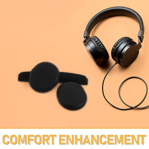 Ersatz Wireless Ear Ohrpolster Satz für Kopfhörer Over Kompatibel H800 Weiche Schutzhüllen Atmungsaktive Ohrmuscheln mit für Headsets für Flugreisen und Gaming Bild 3