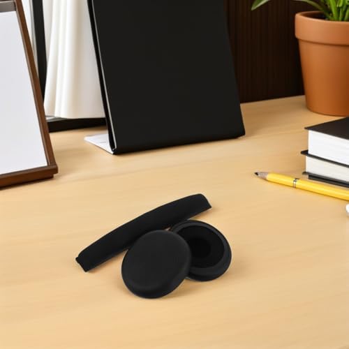 Ersatz Wireless Ear Ohrpolster Satz für Kopfhörer Over Kompatibel H800 Weiche Schutzhüllen Atmungsaktive Ohrmuscheln mit für Headsets für Flugreisen und Gaming Bild 5