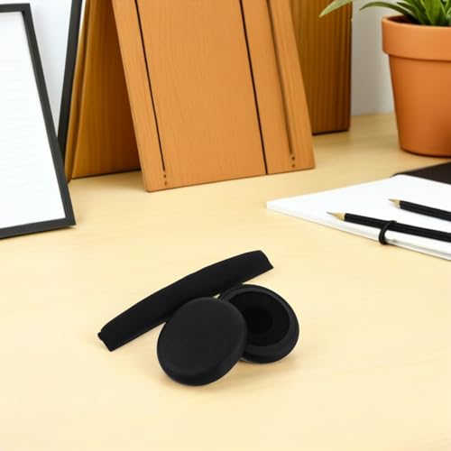 Ersatz Wireless Ear Ohrpolster Satz für Kopfhörer Over Kompatibel H800 Weiche Schutzhüllen Atmungsaktive Ohrmuscheln mit für Headsets für Flugreisen und Gaming Bild 6